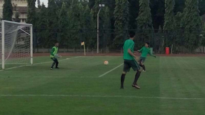 Timnas Indonesia U-19 sedang berlatih