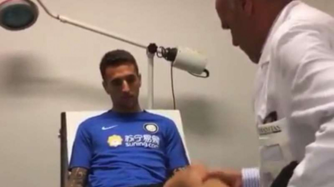 Matias Vecino melakoni tes medis di Inter Milan