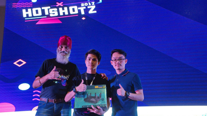 Pemenang kompetisi game Hotshotz 2017