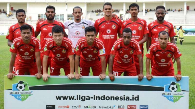 Skuat Semen Padang di ajang Liga 1