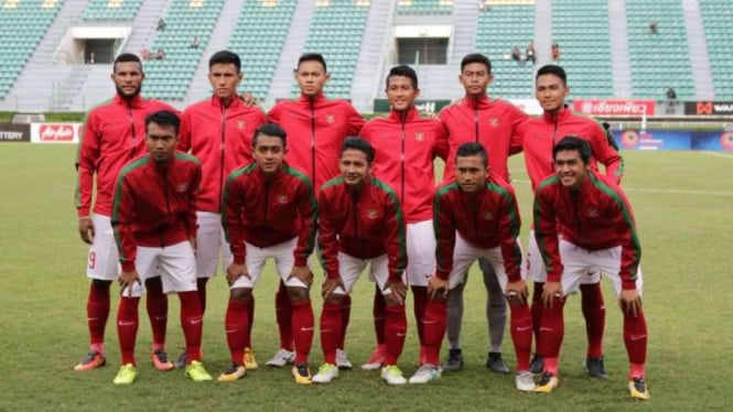 Skuat Timnas Indonesia U-22 di ajang kualifikasi Piala Asia 2018