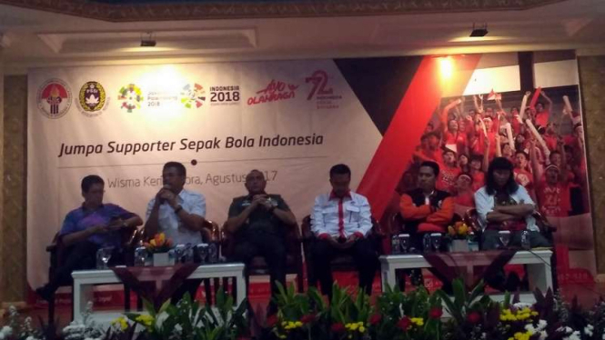Acara Jumpa Suporter Sepakbola Seluruh Indonesia di Kemenpora