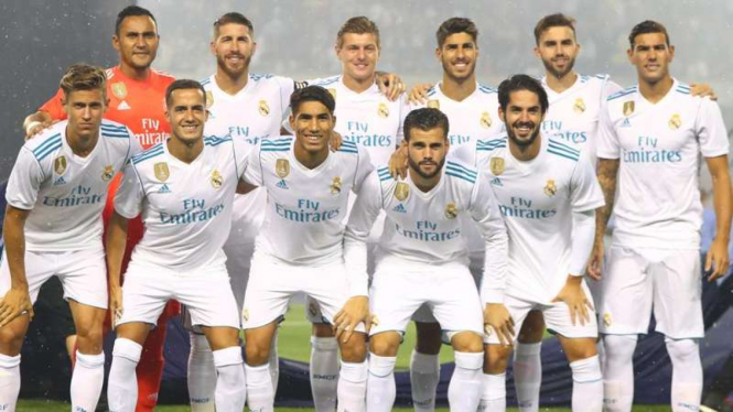 Skuat Real Madrid di ajang International Champions Cup (ICC) 2017 