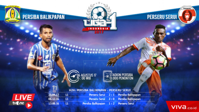 Duel Persiba Balikpapan vs Perseru Serui