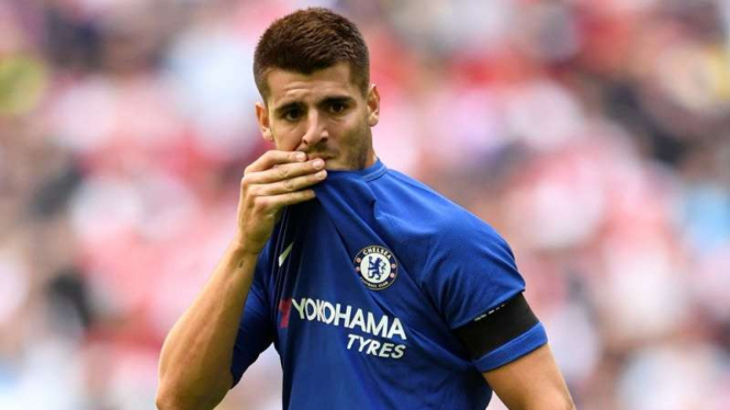 Penyerang Chelsea, Alvaro Morata