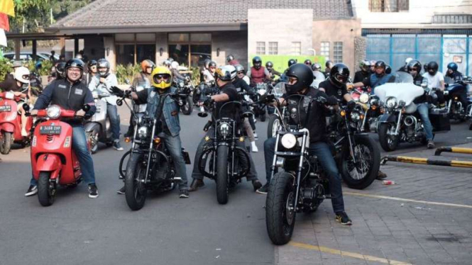 Komunitas Harley Sportster Indonesia beri dukungan untuk Tora.