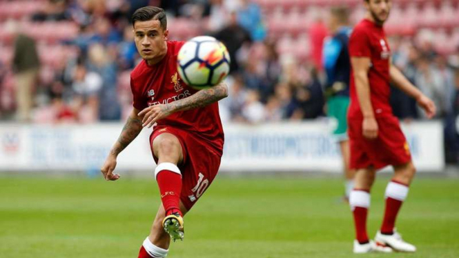 Gelandang serang Liverpool, Philippe Coutinho