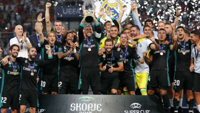 Real Madrid juara Piala Super Eropa 2017