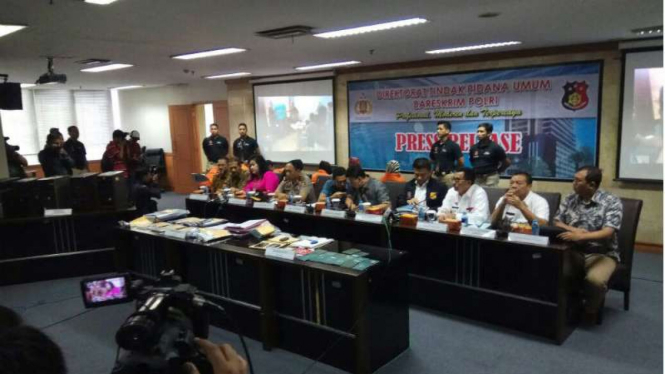 Konferensi pers perdagangan manusia khusus WNI ke Timur Tengah