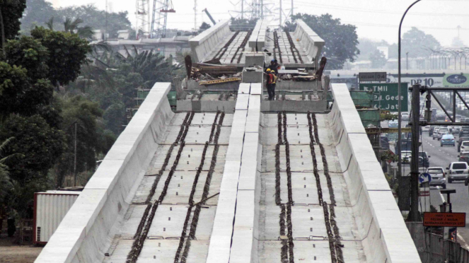 Ini Progress Pembangunan LRT Jabodetabek
