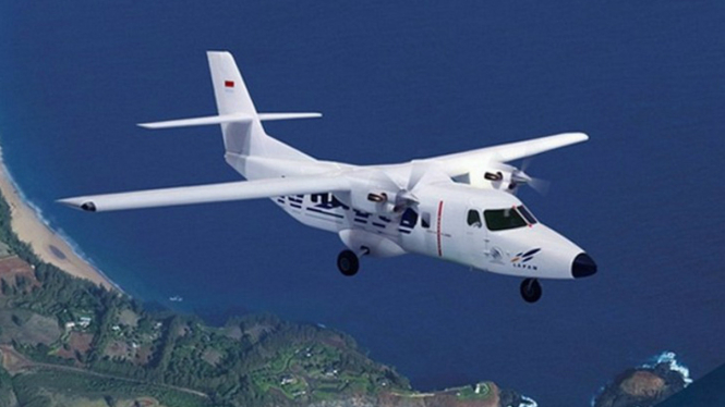 Pesawat N-219 buatan PT DI