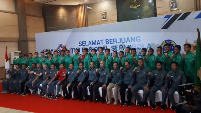 Pelepasan Timnas Indonesia U-22 ke SEA Games 2017 Malaysia