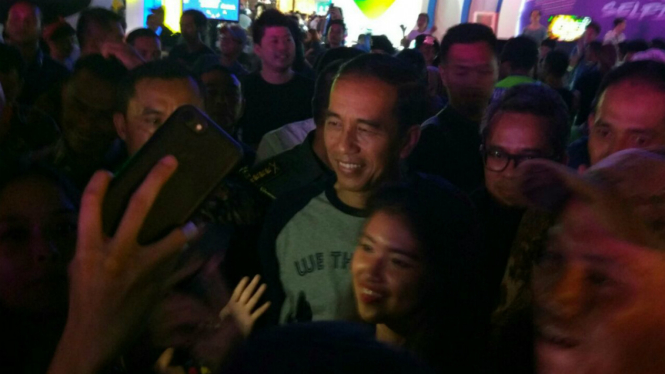 Presiden Joko Widodo di acara WTF 2017