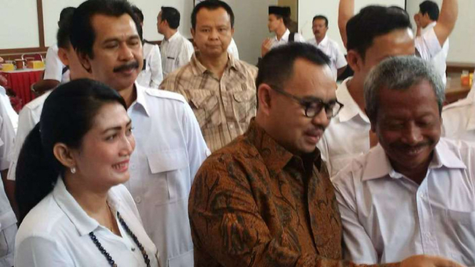 Sudirman Said bertemu dengan kader Gerindra di Semarang 