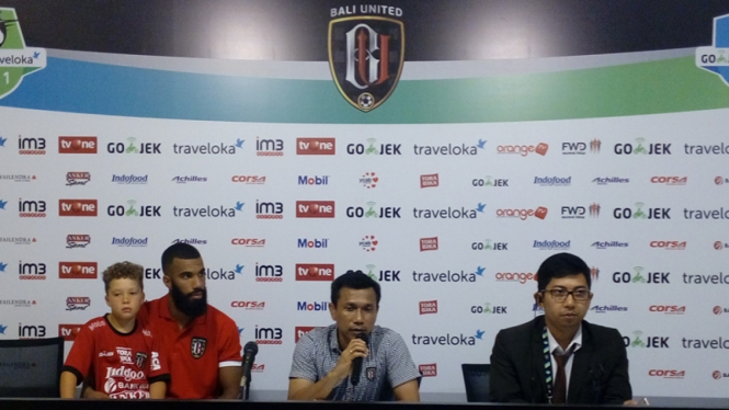 Pelatih Bali United, Widodo Cahyono Putro dan Sylvano Comvalius