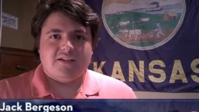 Jack Begerson, remaja 16 tahun yang mencalonkan diri jadi Gubernur Kansas.