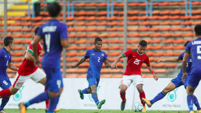 Duel Timnas Indonesia U-22 vs Thailand
