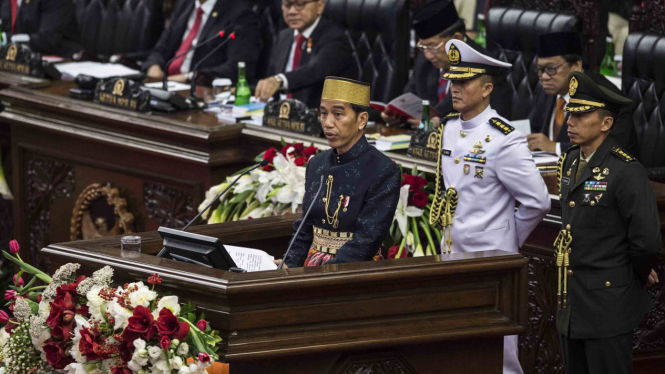 Melihat Busana Adat Presiden Joko Widodo saat Pidato Kenegaraan
