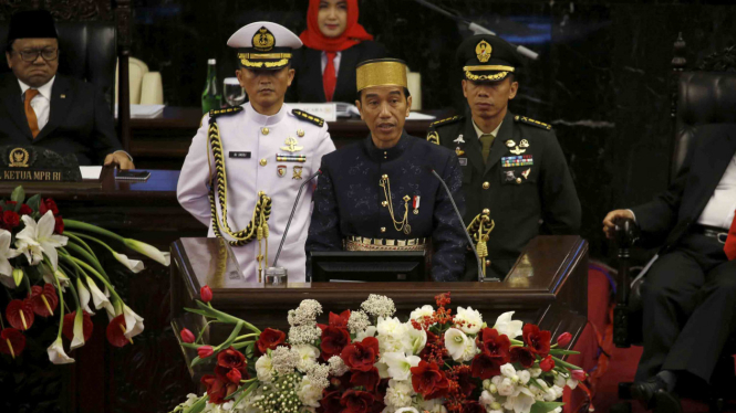 Melihat Busana Adat Presiden Joko Widodo saat Pidato Kenegaraan
