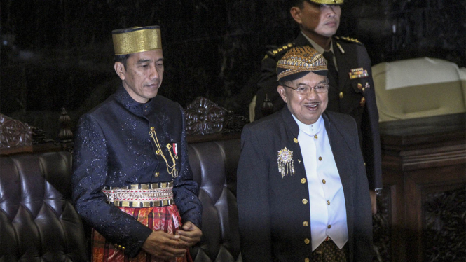 Presiden Joko Widodo dan Wakil Presiden Jusuf Kalla