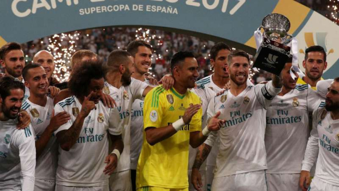 Real Madrid juara Piala Super Spanyol 2017