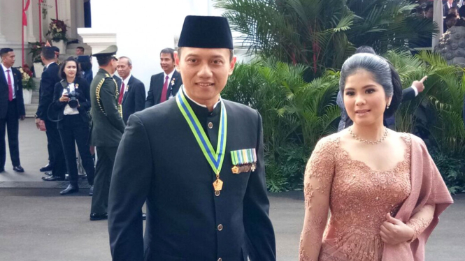 Agus Yudhoyono dan Annisa Pohan 