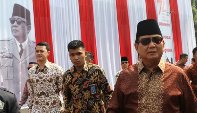 Ketua Umum Partai Gerindra, Prabowo Subianto, 