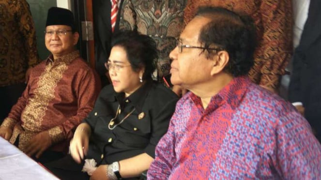 Prabowo Subianto, Rachmawati Sukarno Putri, dan Rizal Ramli 