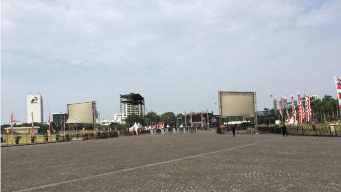 Suasana di Silang Monas beberapa waktu lalu.