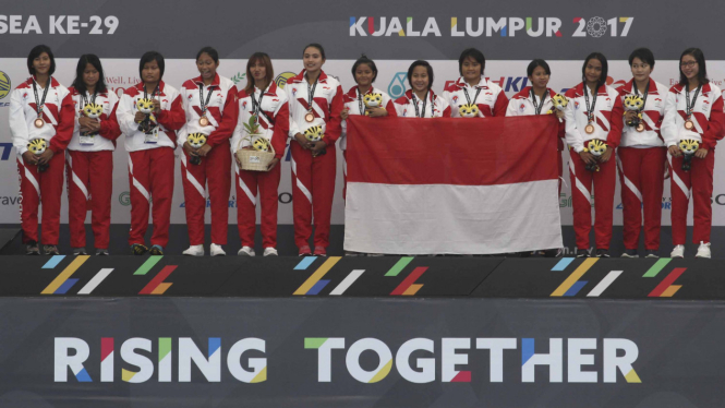 Polo air putri Sumbang Perunggu untuk Indonesia di SEA Games 2017