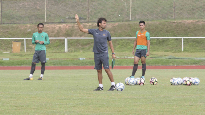 Latihan Timnas Indonesia U-22 Jelang Lawan Timor Leste