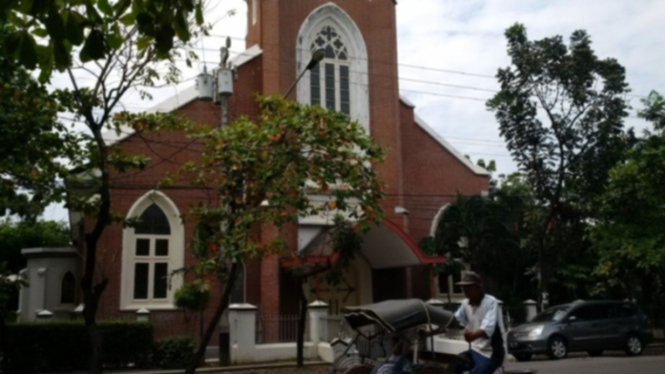 Gereja Gedangan di Jalan Ronggowarsito Semarang 