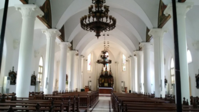 Gereja Gedangan di Jalan Ronggowarsito Semarang 