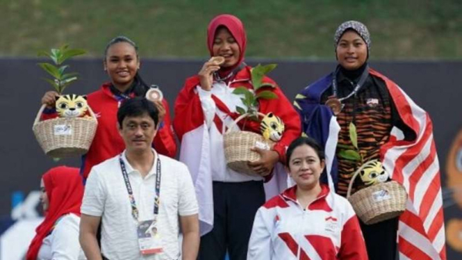 Cabang Panahan sumbang emas ketiganya si SEA Games 2017