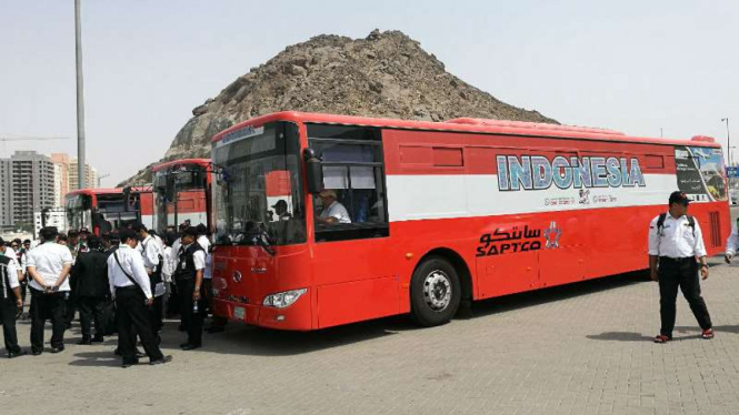 Bus salawat untuk jemaah haji Indonesia