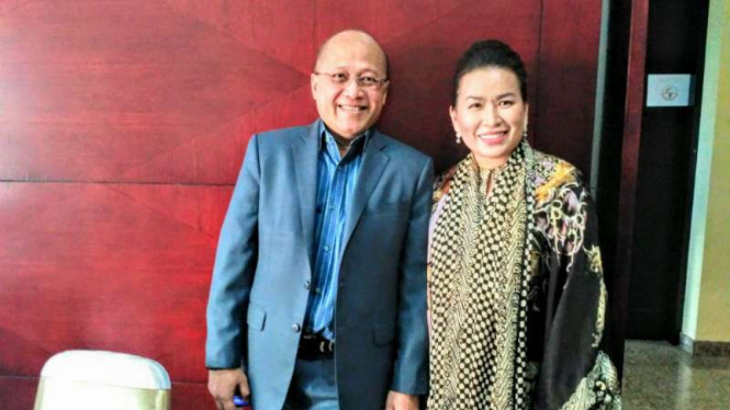 Mario Teguh dan istrinya Lina, di Jakarta, Senin, 21 Agustus 2017.