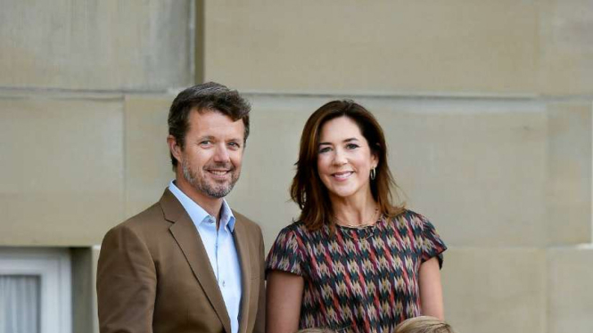 Pangeran Denmark Frederik dan istrinya, Putri Mary