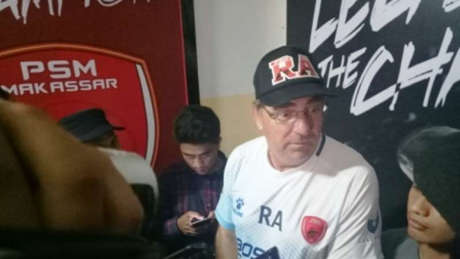 Pelatih PSM Makassar, Robert Rene Alberts.