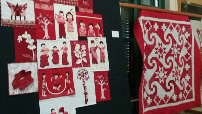 Pameran kriya merah putih di Museum Tekstil