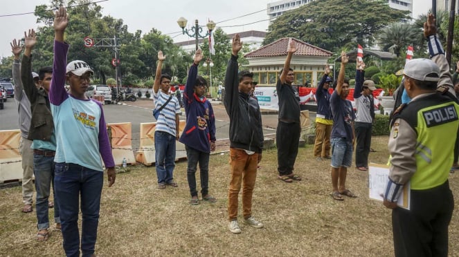 Polisi Berikan Pelatihan bagi Pak Ogah