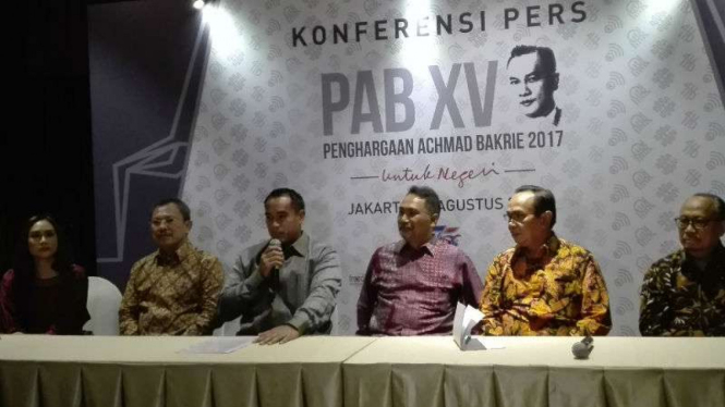 Konferensi Pers Penghargaan Achmad Bakrie, Selasa, 22 Agustus 2017