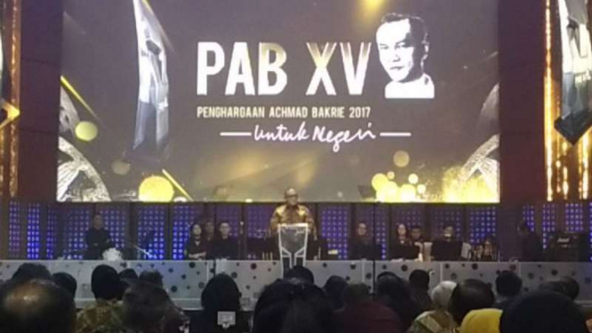 Pelindung Penghargaan Achmad Bakrie, Aburizal Bakrie membuka PAB XV 2017