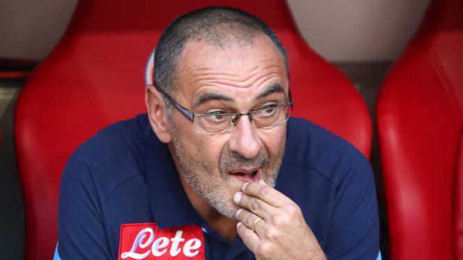 Pelatih Napoli Maurizio Sarri