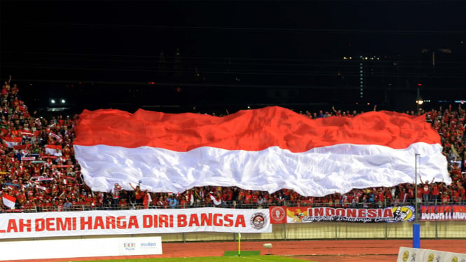Bendera Raksasa Indonesia SEA Games 2017