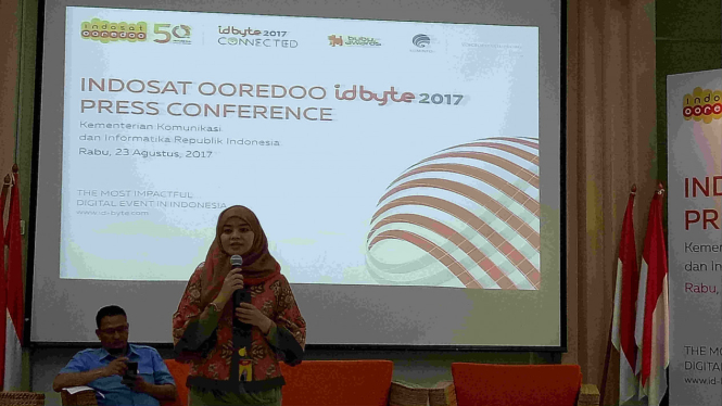 Konferensi pers Indosat ooredoo idbyte 2017