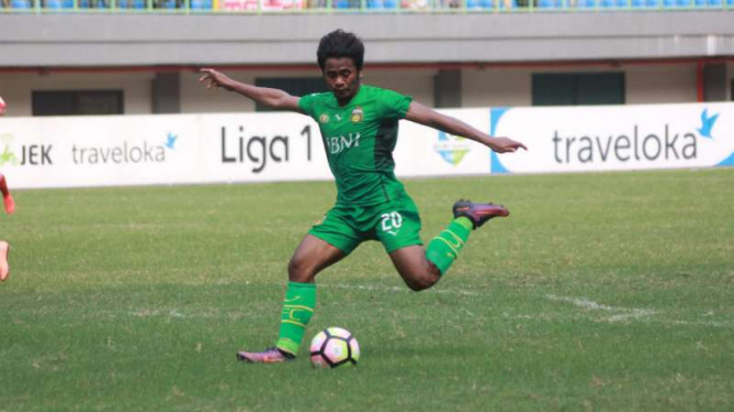 Striker Bhayangkara FC, Ilham Udin Armaiyn.