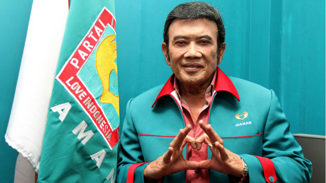 Ketua Partai Idaman Rhoma Irama.