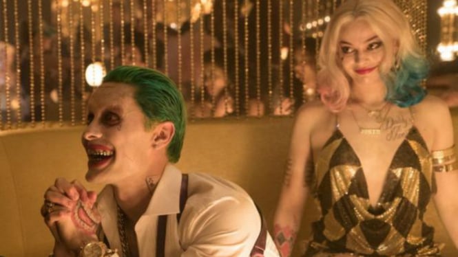 Joker dan Harley Quinn di film Suicide Squad.