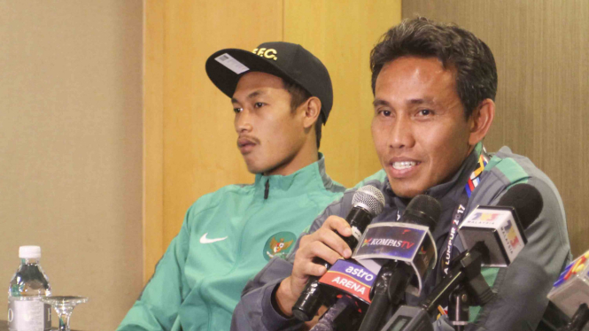 Asisten pelatih timnas Indonesia U-22, Bima Sakti