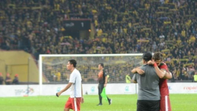 Timnas U-22 usai kalah dari Malaysia di semifinal SEA Games 2017